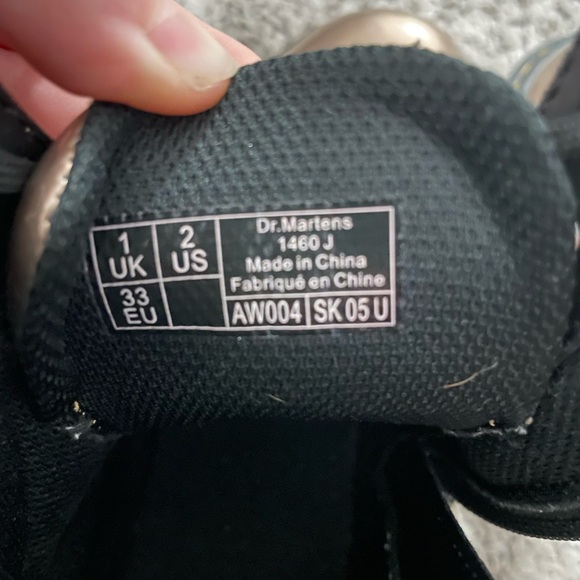 Rose Gold Doc Martens - Picture 4 of 5